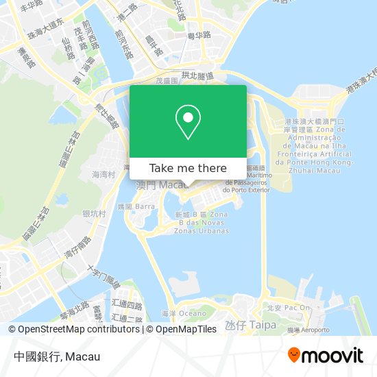 中國銀行 map