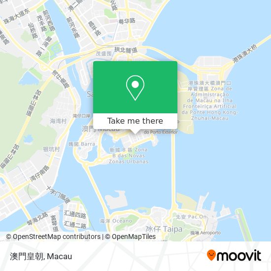 澳門皇朝 map