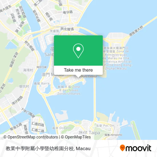 教業中學附屬小學暨幼稚園分校地圖