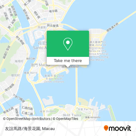 友誼馬路/海景花園地圖