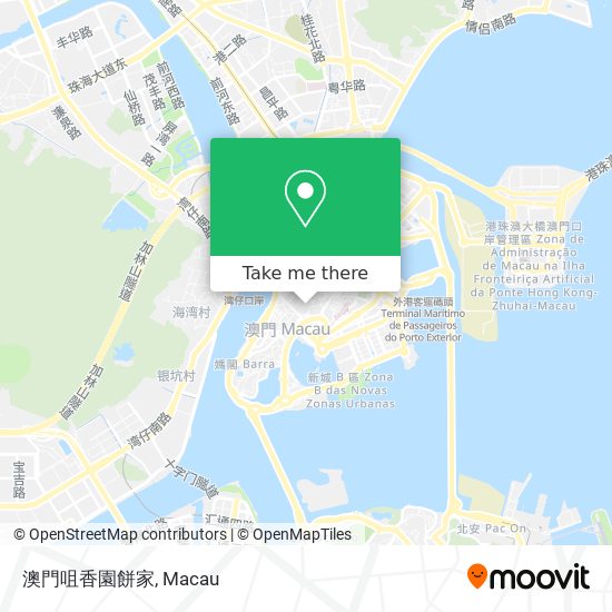 澳門咀香園餅家 map