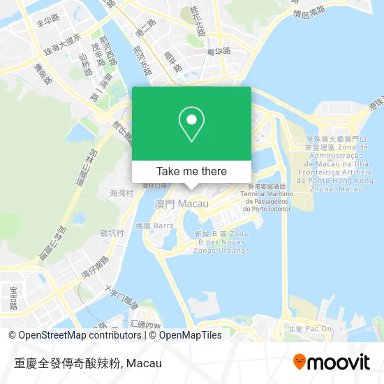 重慶全發傳奇酸辣粉 map