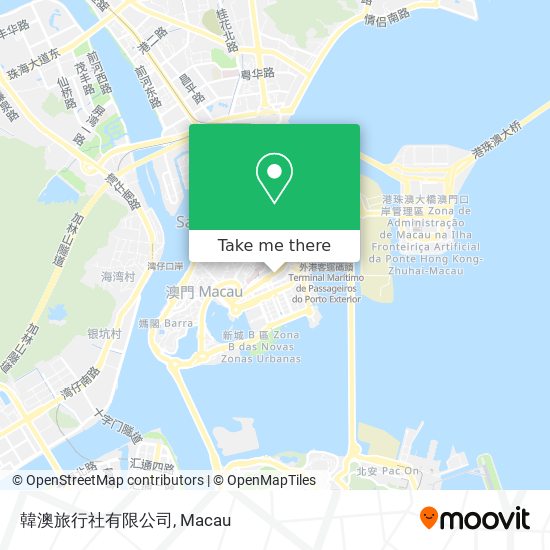 韓澳旅行社有限公司 map