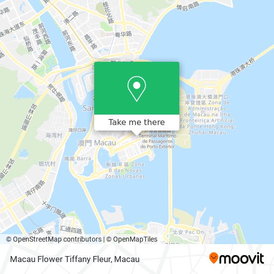 Macau Flower Tiffany Fleur map