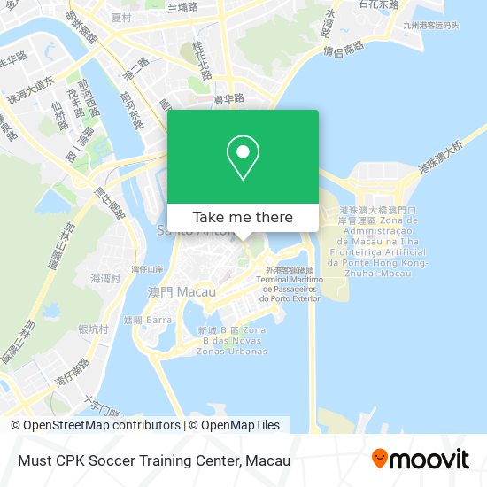 Must CPK Soccer Training Center map