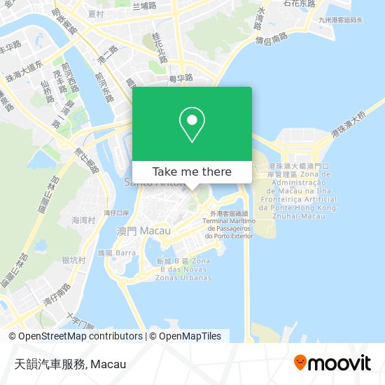 天韻汽車服務 map