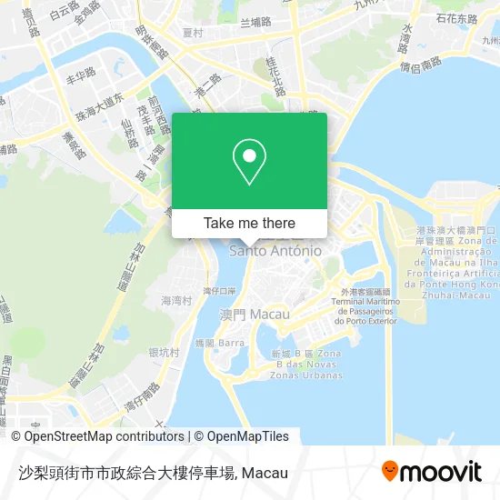 沙梨頭街市市政綜合大樓停車場地圖