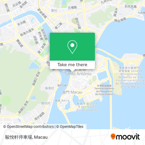 駿悅軒停車場 map