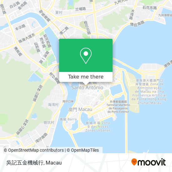 吳記五金機械行地圖