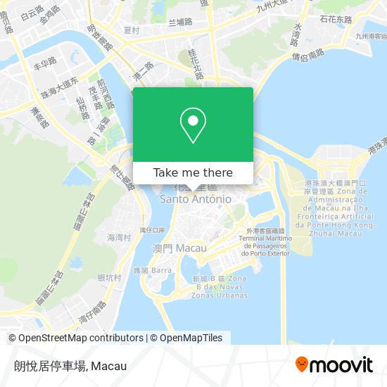 朗悅居停車場 map