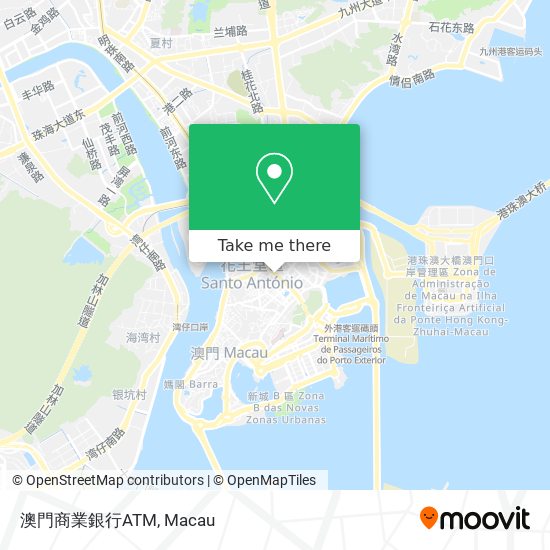 澳門商業銀行ATM map