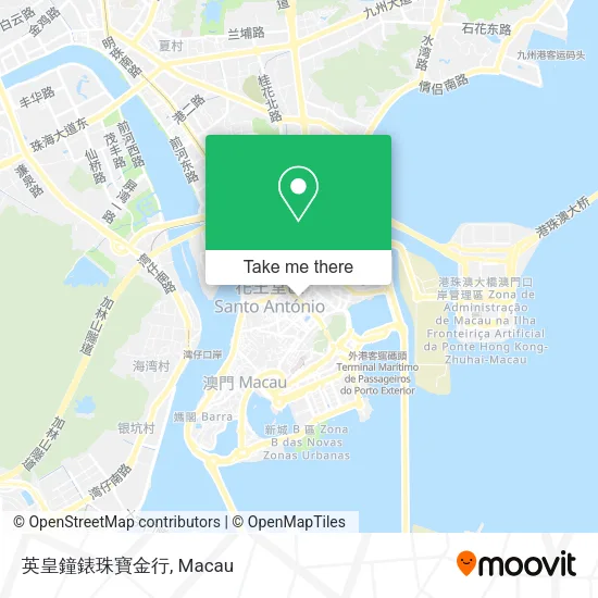 英皇鐘錶珠寶金行地圖