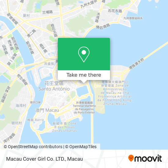 Macau Cover Girl Co. LTD. map