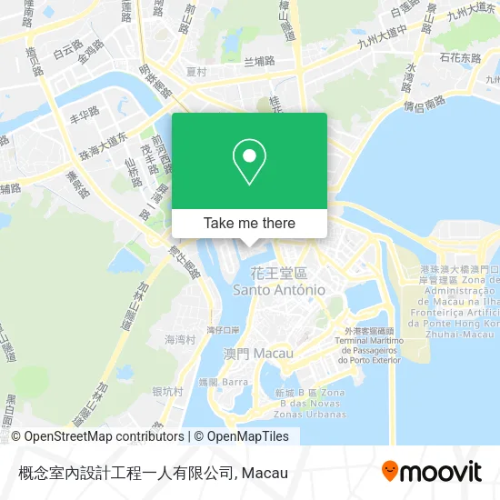 概念室內設計工程一人有限公司地圖