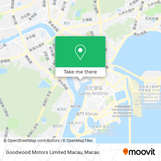 Goodwood Motors Limited Macau map
