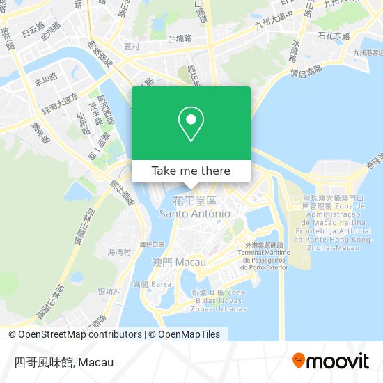 四哥風味館 map