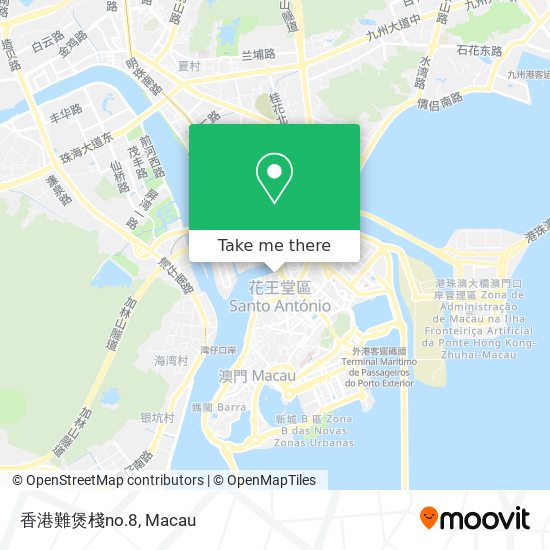 香港難煲棧no.8 map