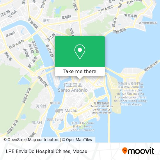 LPE Envia Do Hospital Chines map