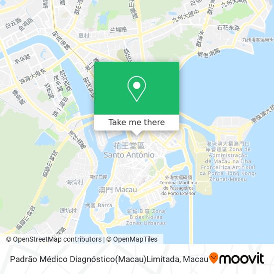 Padrão Médico Diagnóstico(Macau)Limitada map