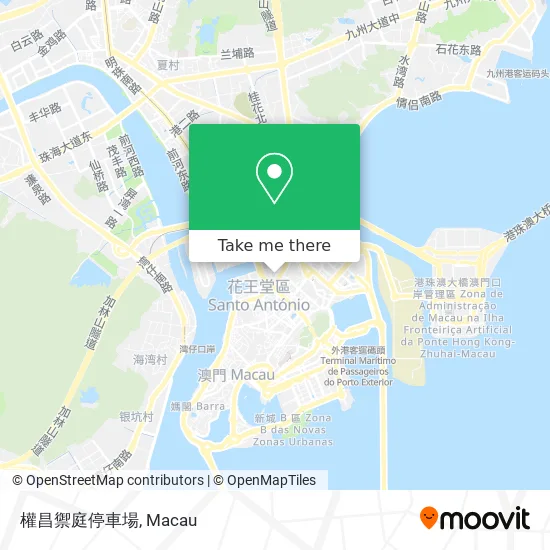 權昌禦庭停車場 map