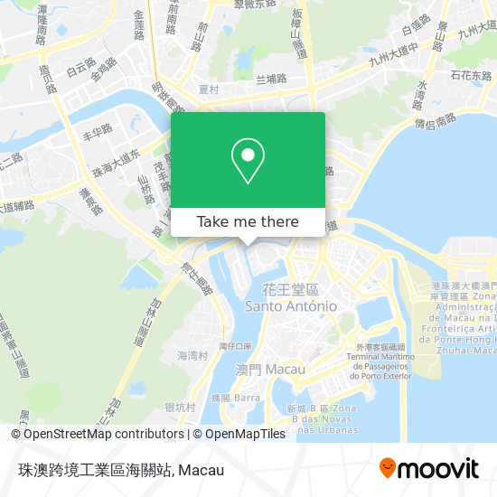 珠澳跨境工業區海關站 map