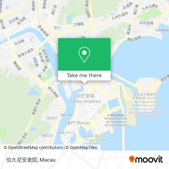 伯大尼安老院地圖
