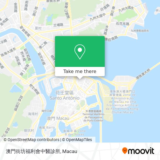 澳門街坊福利會中醫診所 map