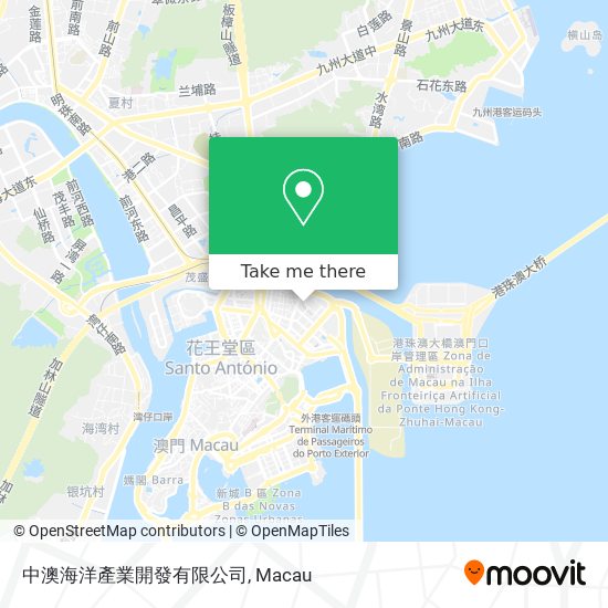 中澳海洋產業開發有限公司 map
