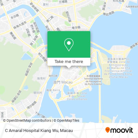 C Amaral Hospital Kiang Wu map