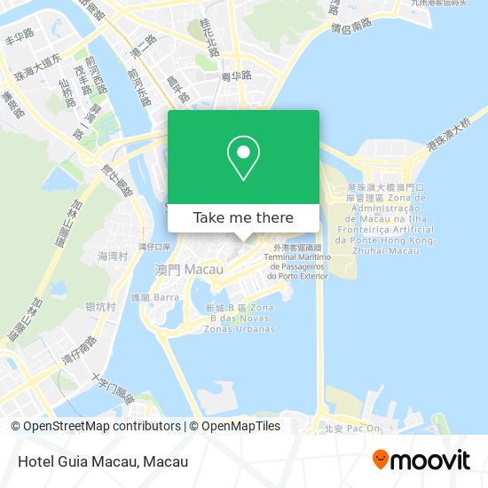 Hotel Guia Macau map