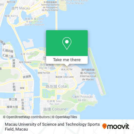 Macau University of Science and Technology Sports Field map