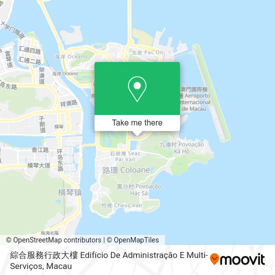 綜合服務行政大樓 Edifício De Administração E Multi-Serviços map