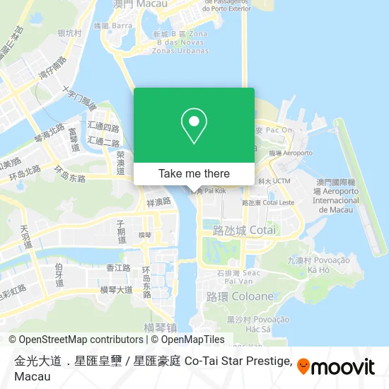 金光大道．星匯皇壐 / 星匯豪庭 Co-Tai Star Prestige map