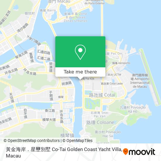 黃金海岸．星壐別墅 Co-Tai  Golden Coast Yacht Villa map