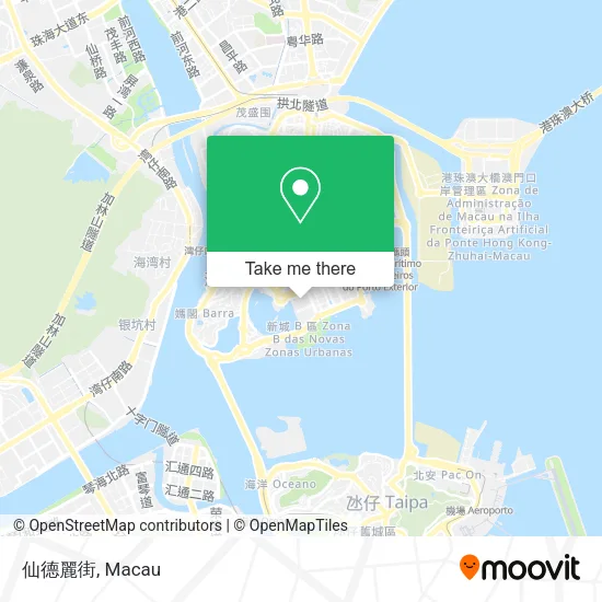 仙德麗街地圖