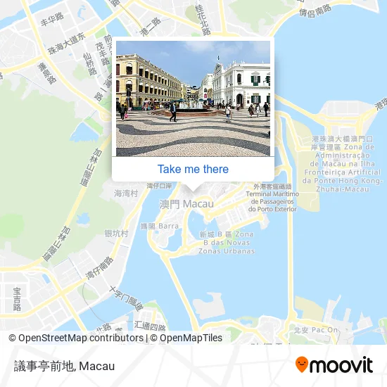 議事亭前地 map