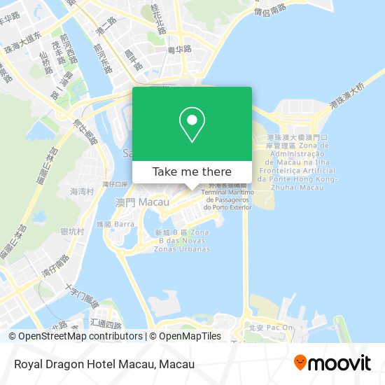 Royal Dragon Hotel Macau map