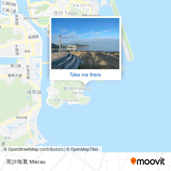 黑沙海灘地圖