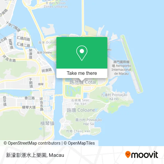 新濠影滙水上樂園地圖