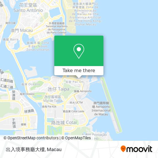 出入境事務廳大樓 map