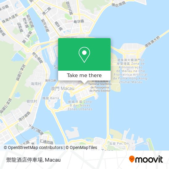 禦龍酒店停車場 map