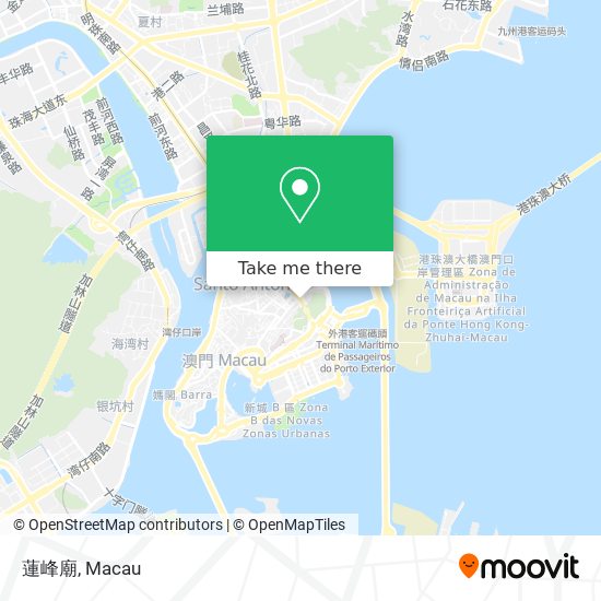 蓮峰廟 map