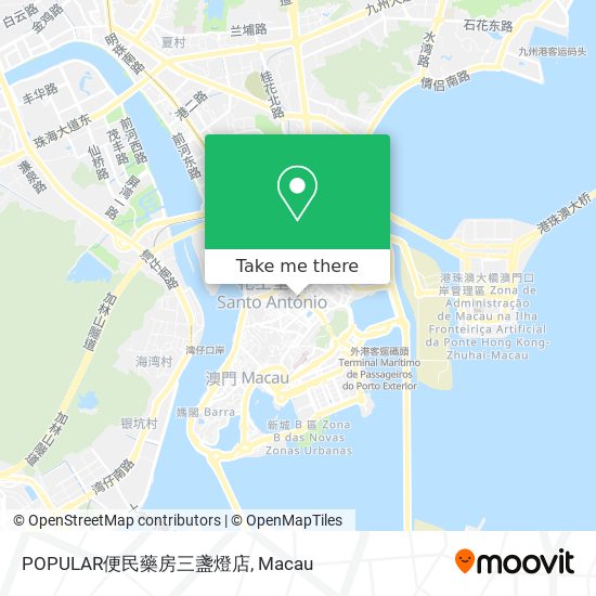 POPULAR便民藥房三盞燈店 map