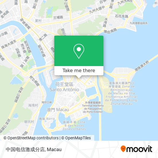 中国电信激成分店地圖