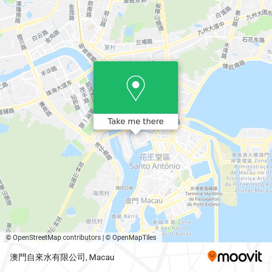 澳門自來水有限公司地圖