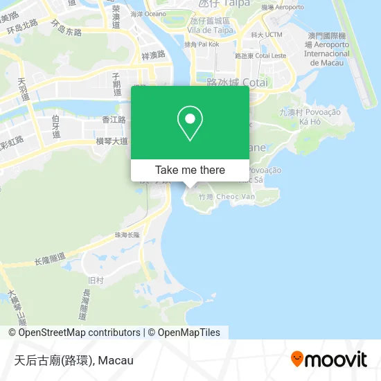 天后古廟(路環)地圖