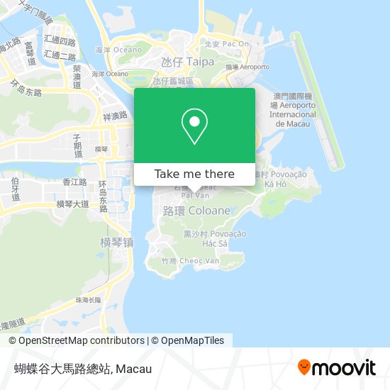 蝴蝶谷大馬路總站 map