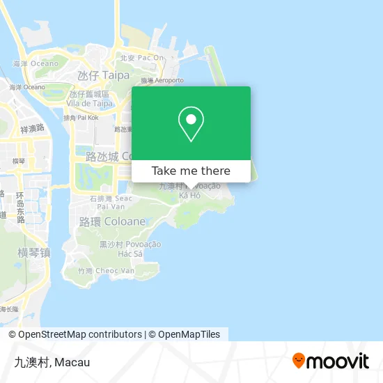 九澳村 map