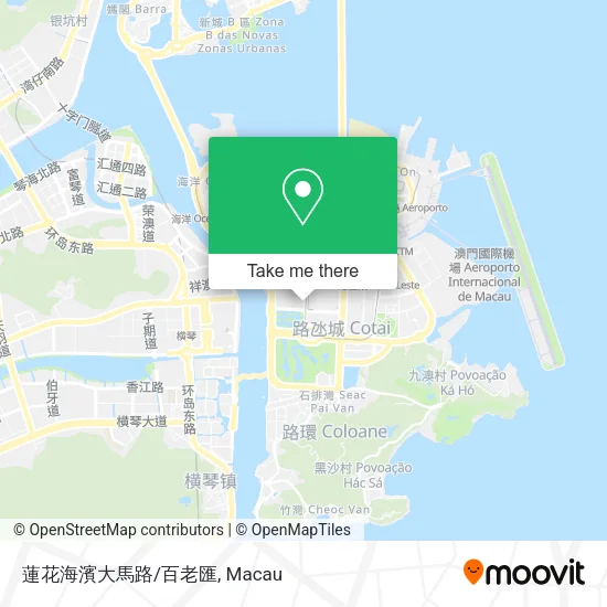 蓮花海濱大馬路/百老匯地圖