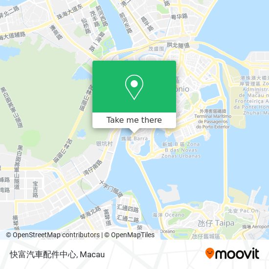 快富汽車配件中心地圖